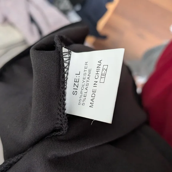 NWOT Chic Black Maxi Dress With Front Slit - Picture 8 of 8